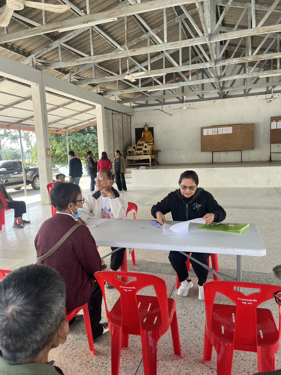 องค์การบริหารส่วนตำบลประสุข ออกบริการจ่ายเบี้ยยังชีพผู้สูงอายุและผู้พิการ ประจำเดือน ธันวาคม 2568 จำนวน 21 หมู่บ้าน