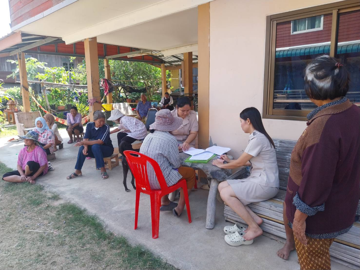 องค์การบริหารส่วนตำบลประสุข ออกบริการจ่ายเบี้ยยังชีพผู้สูงอายุและผู้พิการ ประจำเดือน กุมภาพันธ์ 2568 จำนวน 21 หมู่บ้าน