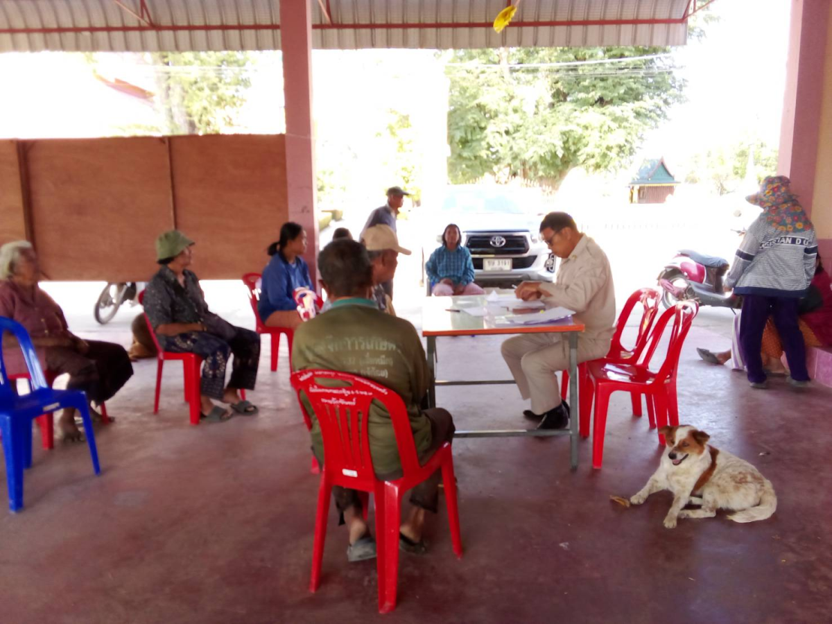 องค์การบริหารส่วนตำบลประสุข ออกบริการจ่ายเบี้ยยังชีพผู้สูงอายุและผู้พิการ ประจำเดือน กุมภาพันธ์ 2568 จำนวน 21 หมู่บ้าน