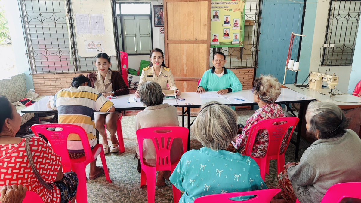 องค์การบริหารส่วนตำบลประสุข ออกบริการจ่ายเบี้ยยังชีพผู้สูงอายุและผู้พิการ ประจำเดือน กุมภาพันธ์ 2568 จำนวน 21 หมู่บ้าน