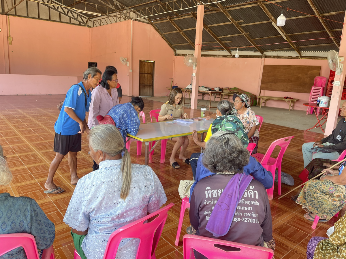 องค์การบริหารส่วนตำบลประสุข ออกบริการจ่ายเบี้ยยังชีพผู้สูงอายุและผู้พิการ ประจำเดือน กุมภาพันธ์ 2568 จำนวน 21 หมู่บ้าน