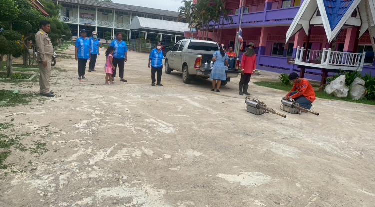 โครงการป้องกันและรณรงค์ควบคุมโรคไข้เลือดออกและไข้ซิกาในเขตตำบลประสุข ปี 2568